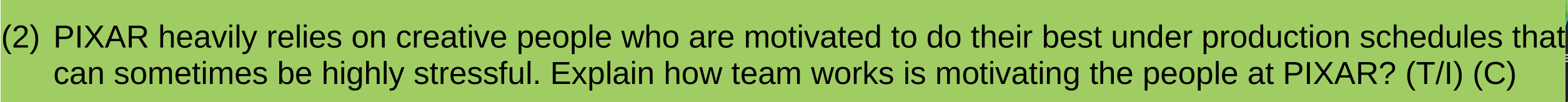 Answer all questions using your own words. Any