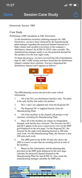 11:27 Done Session Case Study Homework: Session