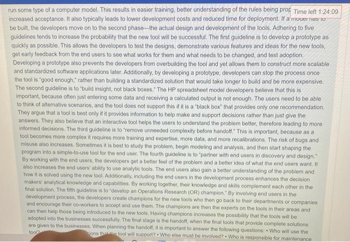 GUIG CUPCU wc Time left 1:24:29 Case: Decision