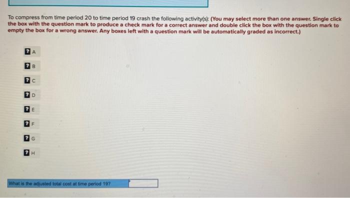 Use the following information to compress one