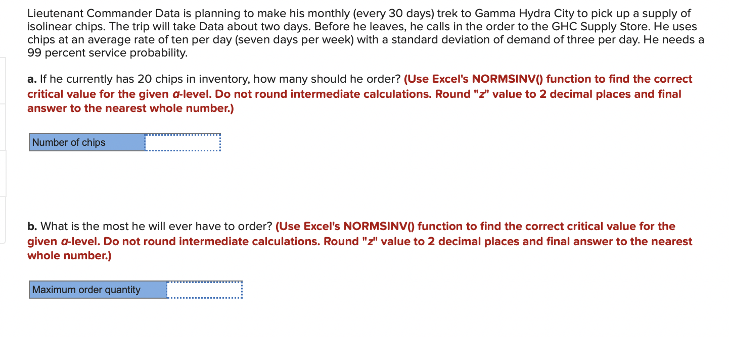Lieutenant Commander Data is planning to make his