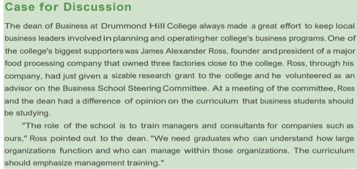 Instructions Read through the case study on the