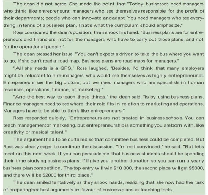 Instructions Read through the case study on the