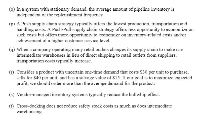 Hi, could you please answer the following set of