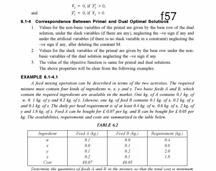 , = 0, if y> 0, and V) = 0, if X, > 0 f57 6.1-4