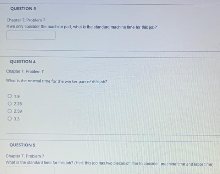 can you help with question #3,4 and 5. From