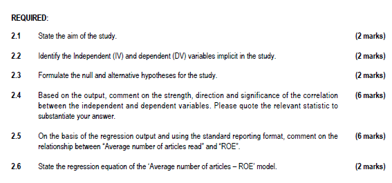 Question 2 Read the following case extract and