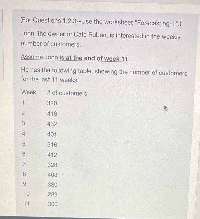 need help with all three! (For Questions