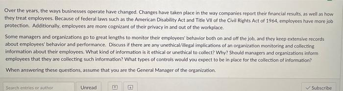 Over the years, the ways businesses operate have