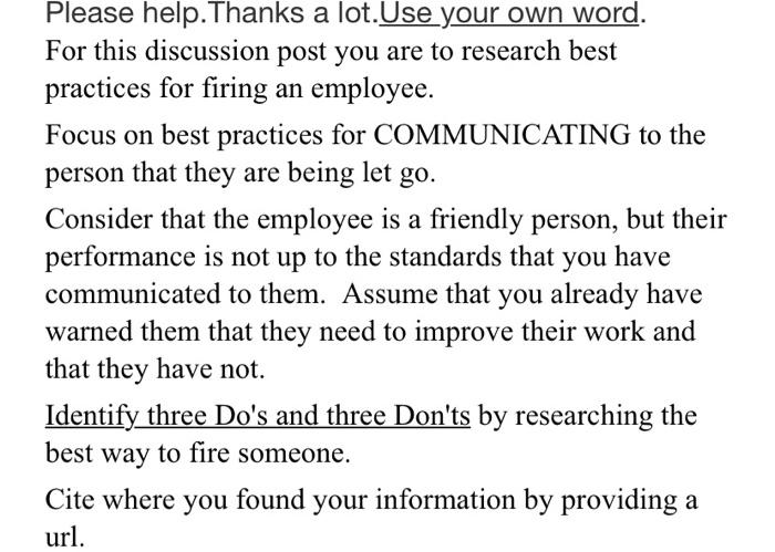 Please help. Use your own word . Please