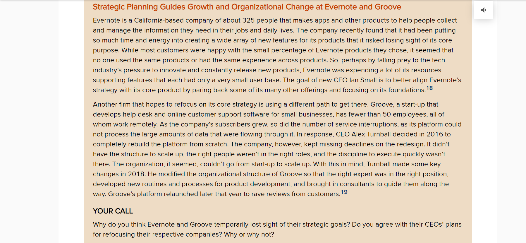 After the reading the article, answer the