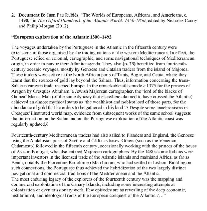 write two to three sentences identifying the