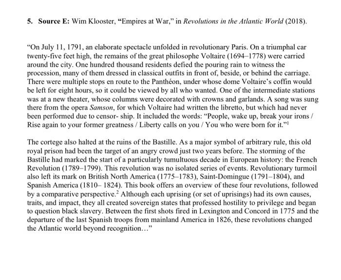 write two to three sentences identifying the