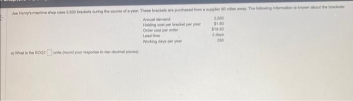 a) What in the E007 a) What in the E007