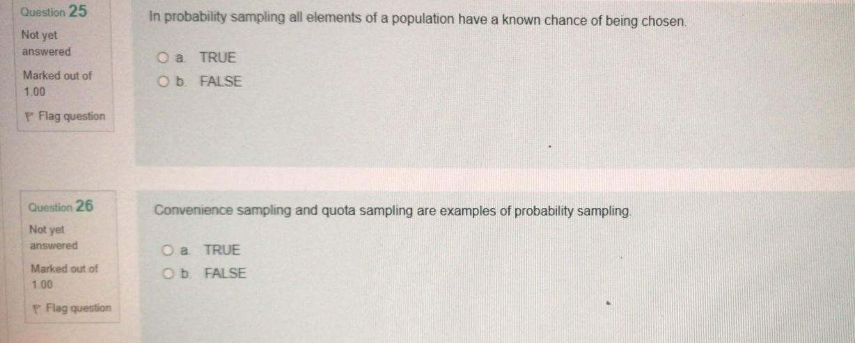 Question 24 The bigger the sample size the better