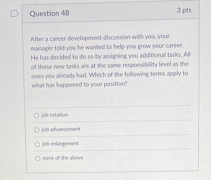 please answer all Question 46 3 pts In the class