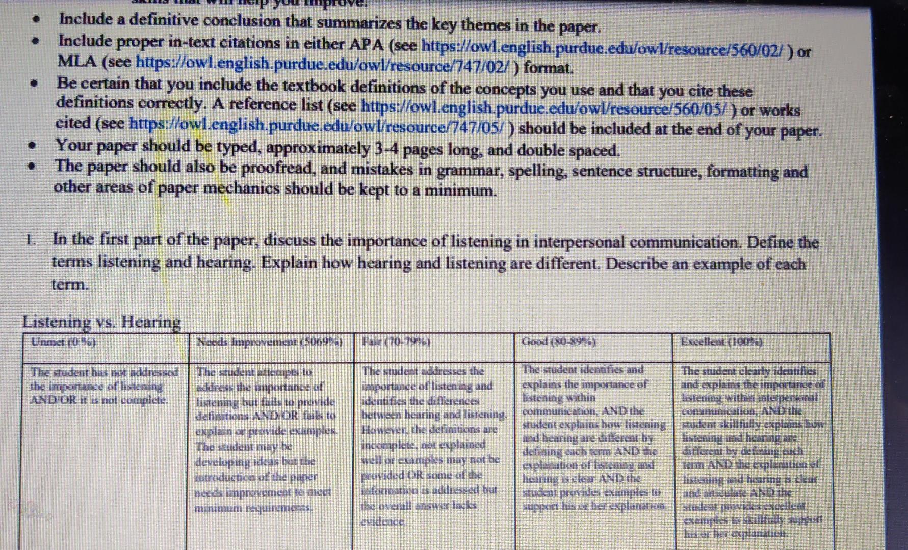 communication skills Writing Assignment 2: