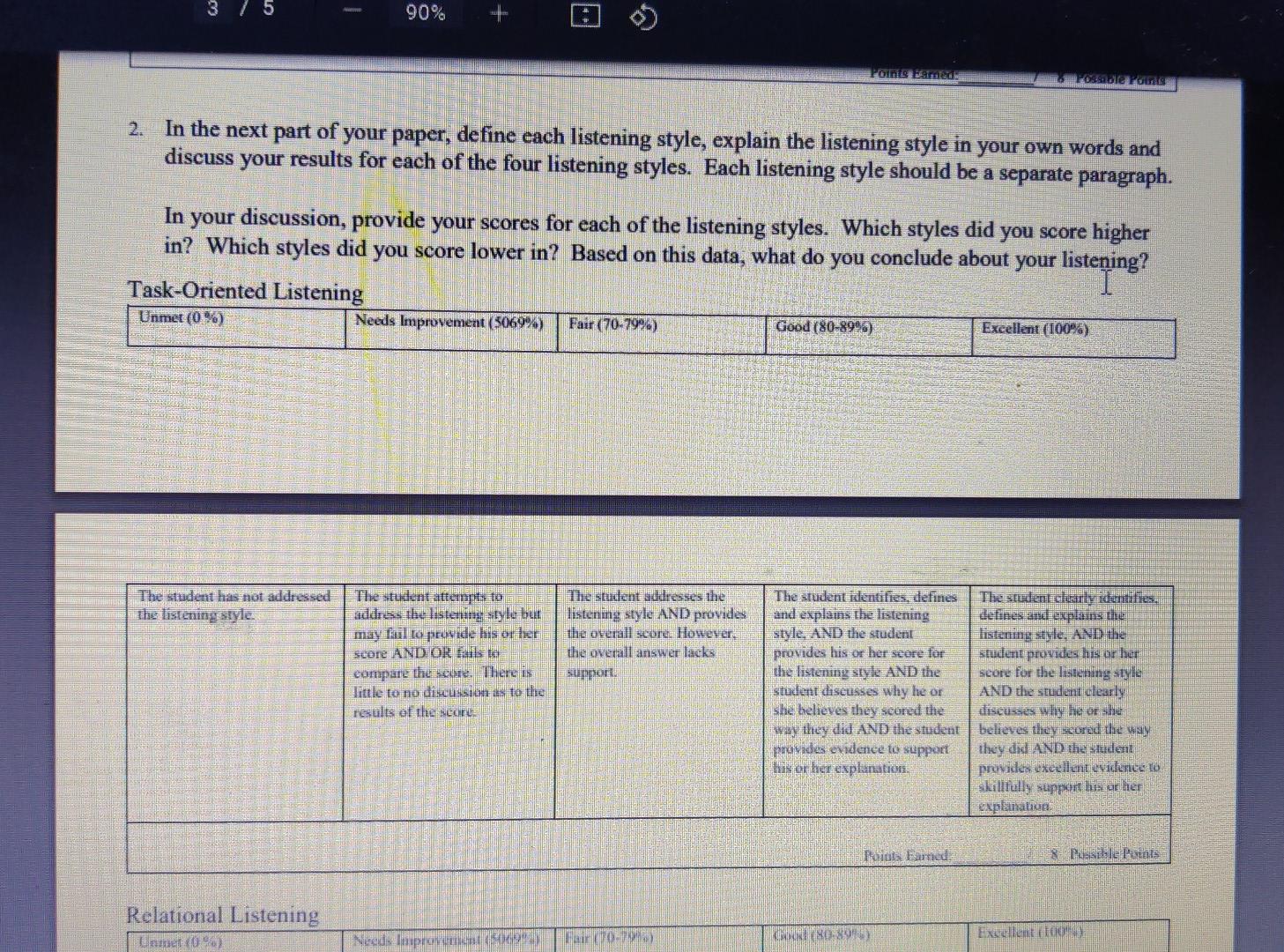 communication skills Writing Assignment 2: