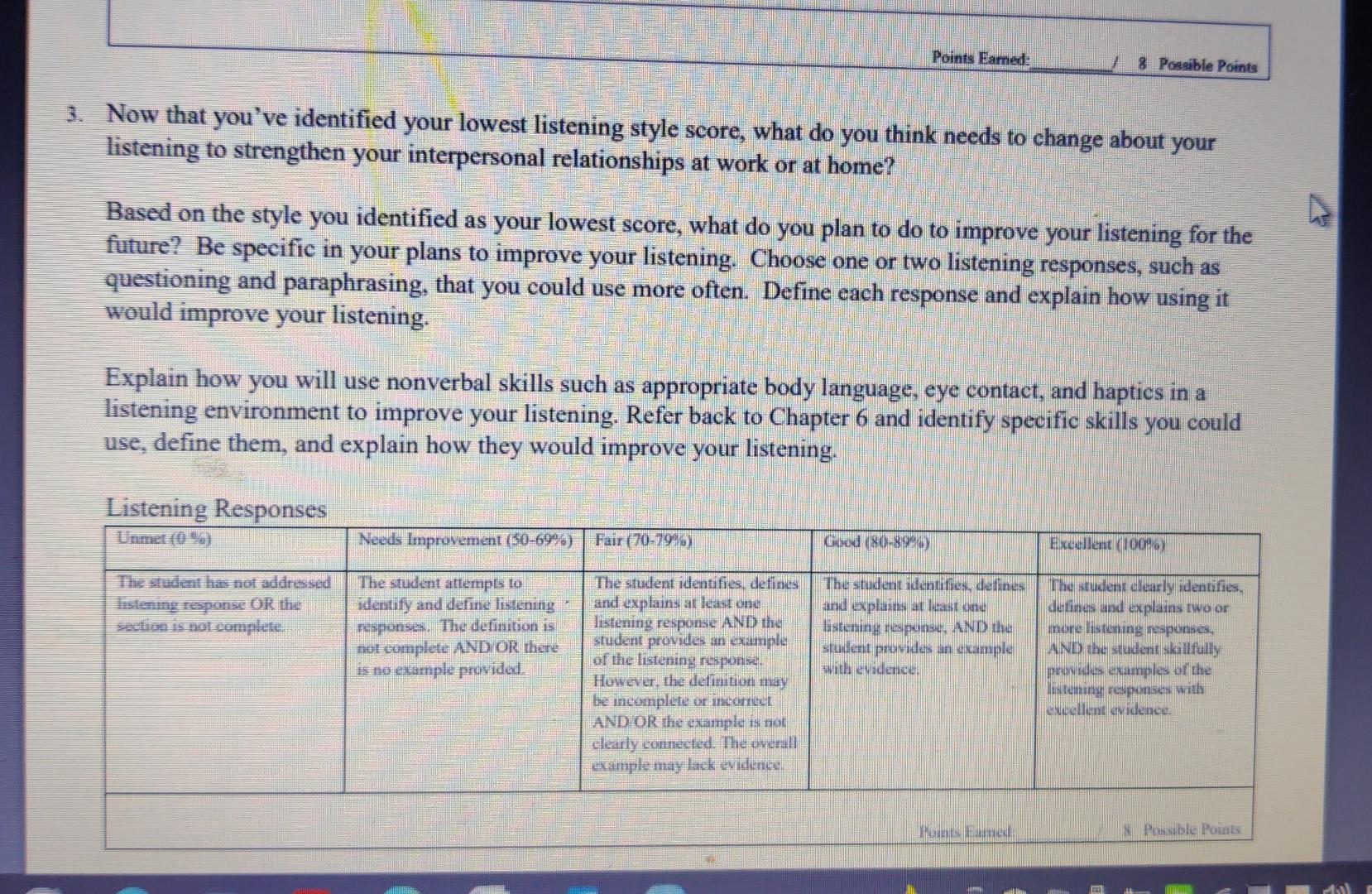 communication skills Writing Assignment 2: