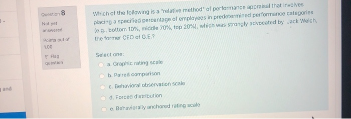 Question 6 Not yet answered You are the head of