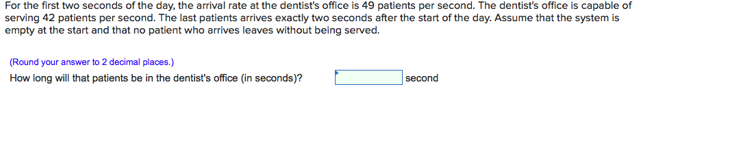 For the first two seconds of the day, the arrival