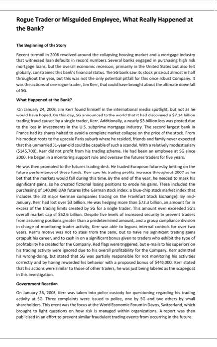 SUBJECT : ETHICS IN BUSINESS ! PLEASE ANSWER THE