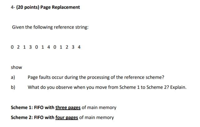 Operating Management URGENT 4- (20 points) Page
