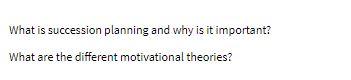 What is succession planning and why is it