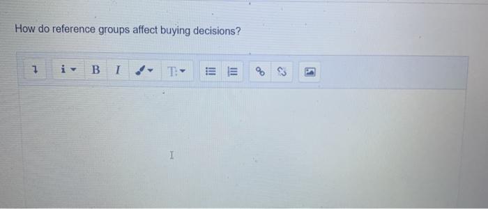 How do reference groups affect buying decisions?