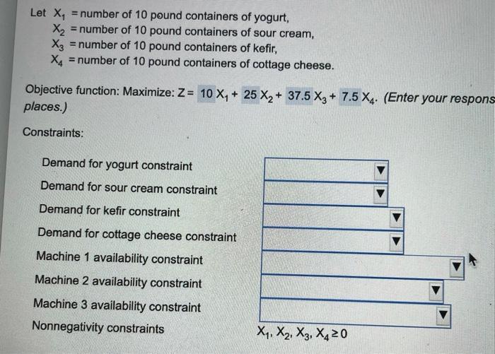 i need all of the constraints listed in the third