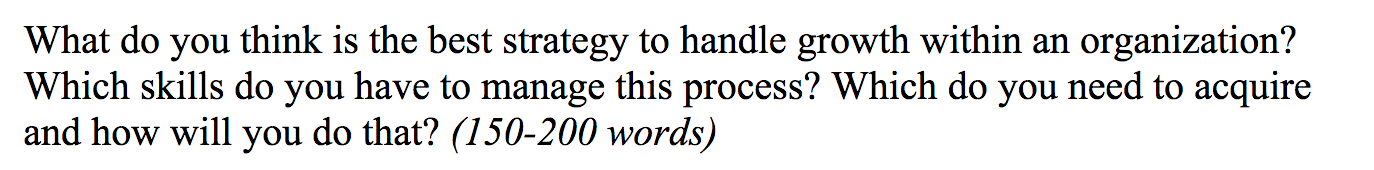 What do you think is the best strategy to handle