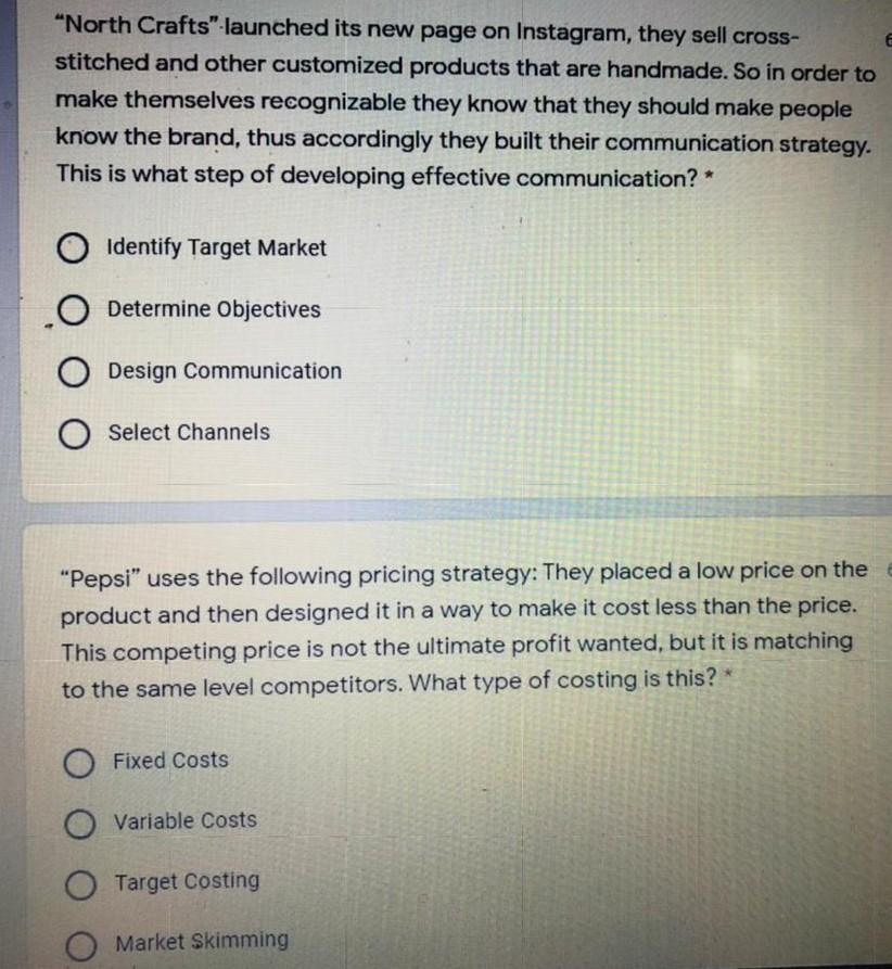 E "North Crafts" launched its new page on