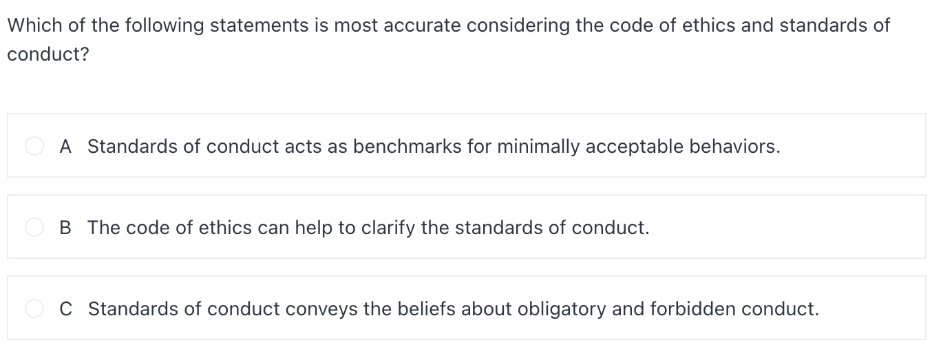 Which of the following statements is most