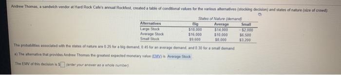 and part b) what is the expected value of perfect