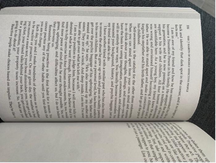 106 THE 7 HABITS OF HIGHLY EVICTIVE PEOPLE fects