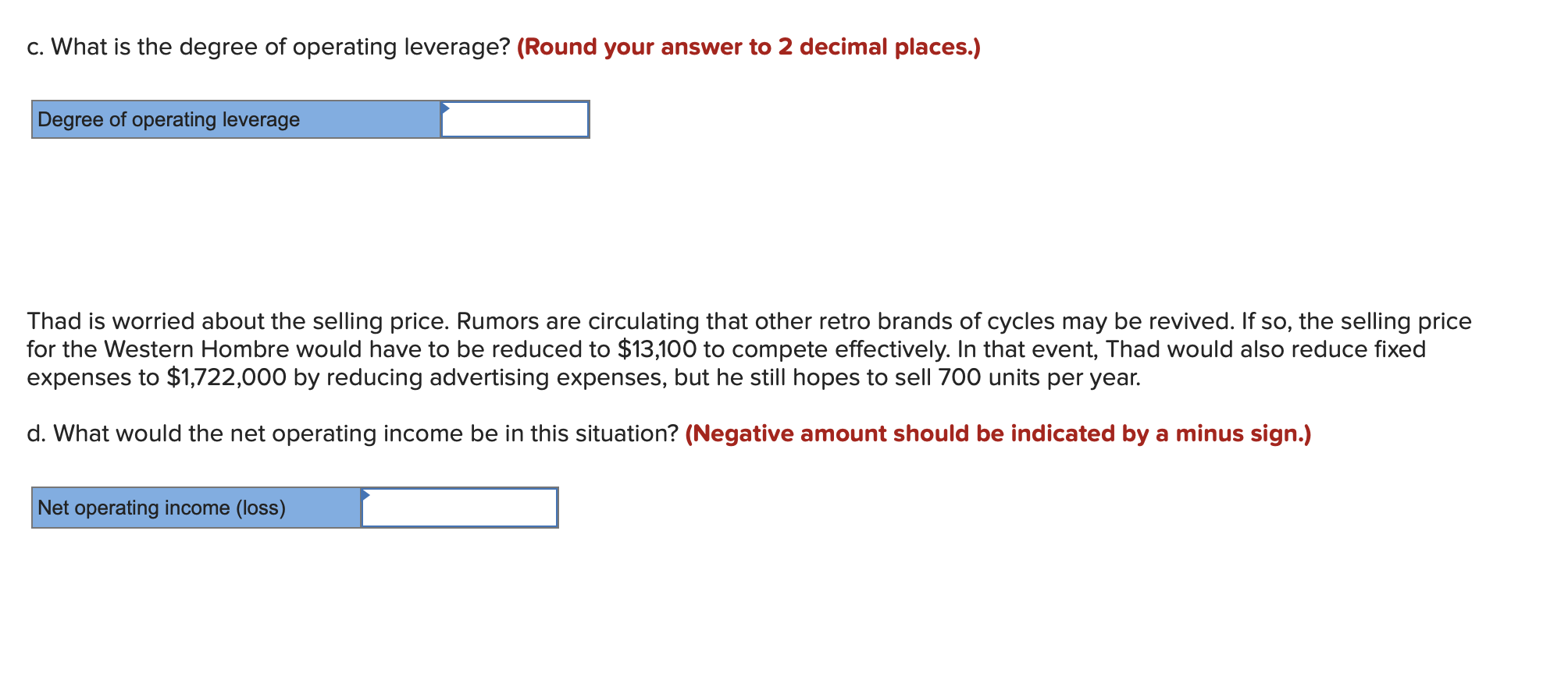 5. Thad Morgan, a motorcycle enthusiast, has been