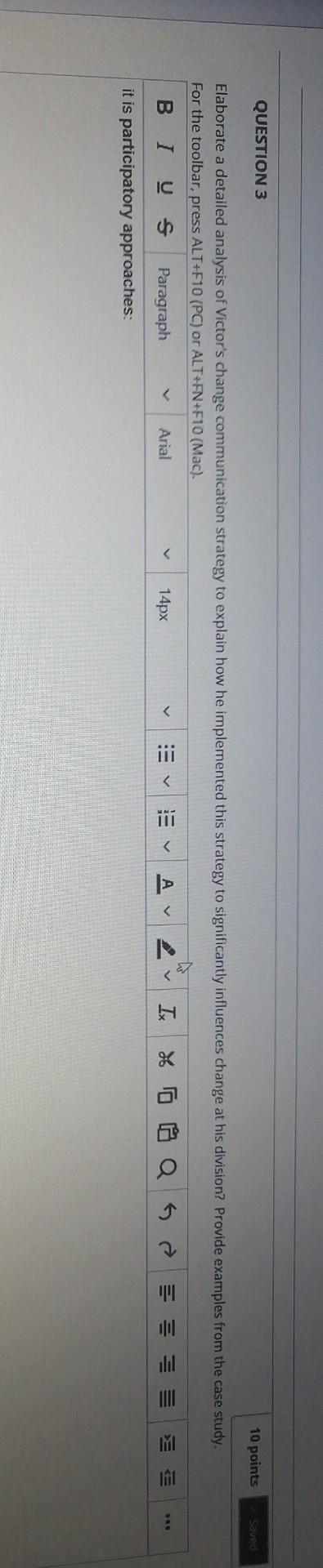 Management UUESTION 1 points Victor is the head