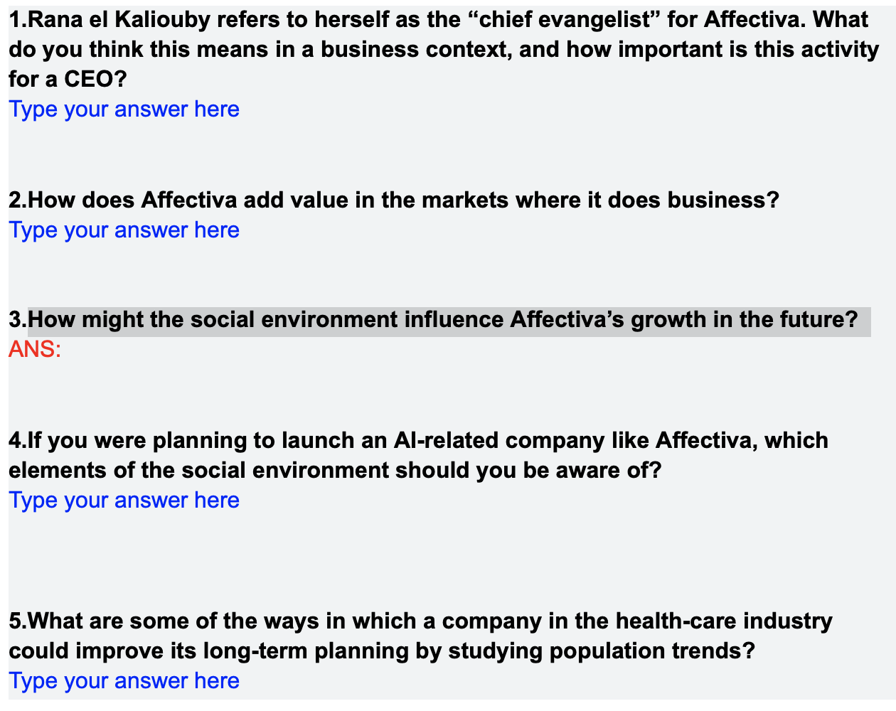 Answer Question according to this case. I found