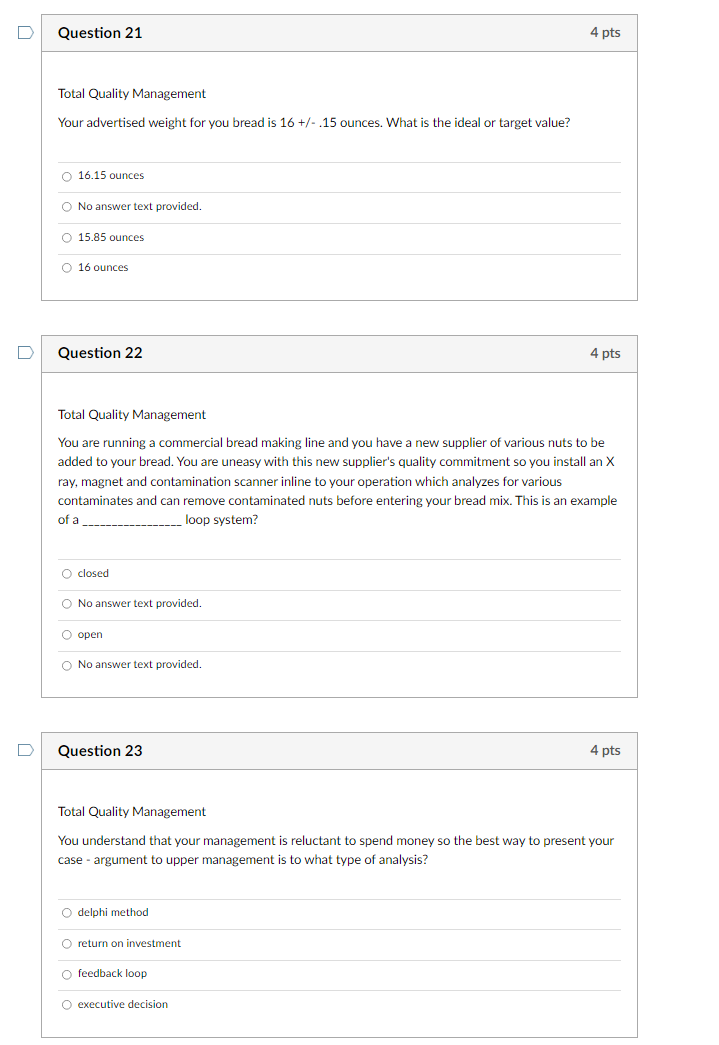 Statistics and Probability Multiple CHoice