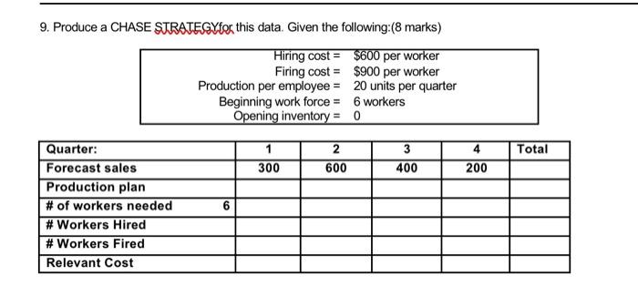 Note - can you do it on paper if possible. 9.