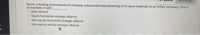Save Answer Roche, a leading pharmaceutical