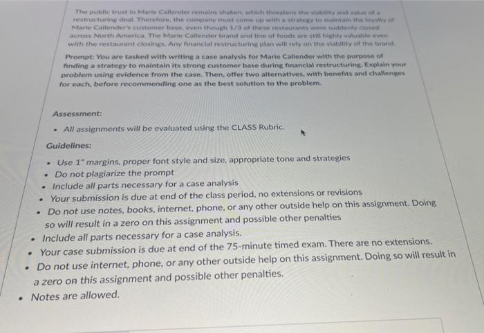 please help Background information: Marie