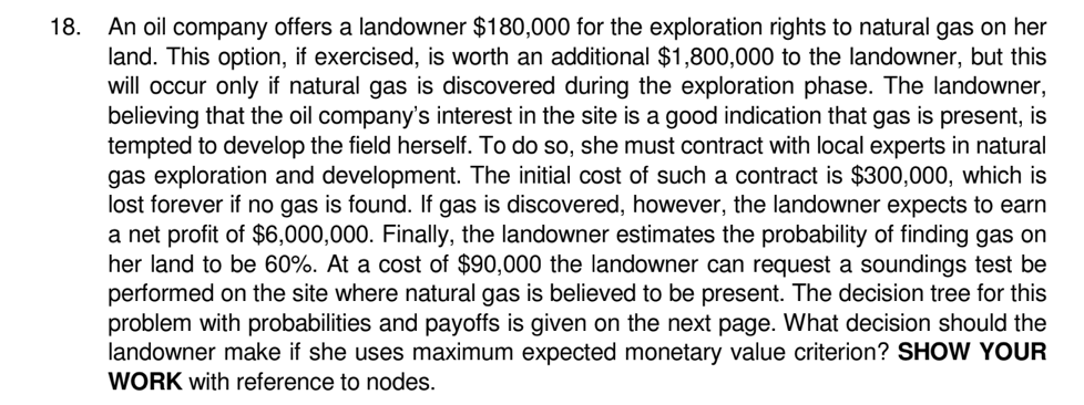 I ONLY HAVE 30 MINS PLEASE HELP 18. An oil