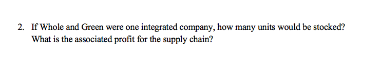 Global supply chain management. Please help,