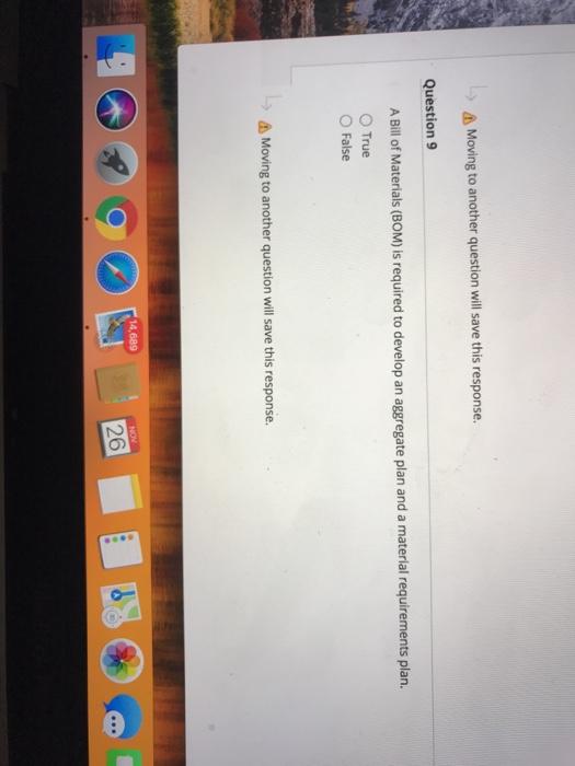 A Moving to another question will save this