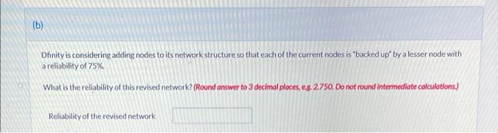 answer part B only Dfinity promises its customers