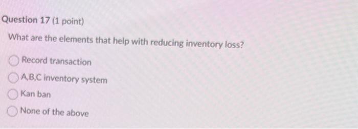 What are the elements that help with reducing