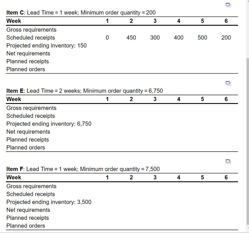( A B C * 2 required E F D E F * 2 required * 2
