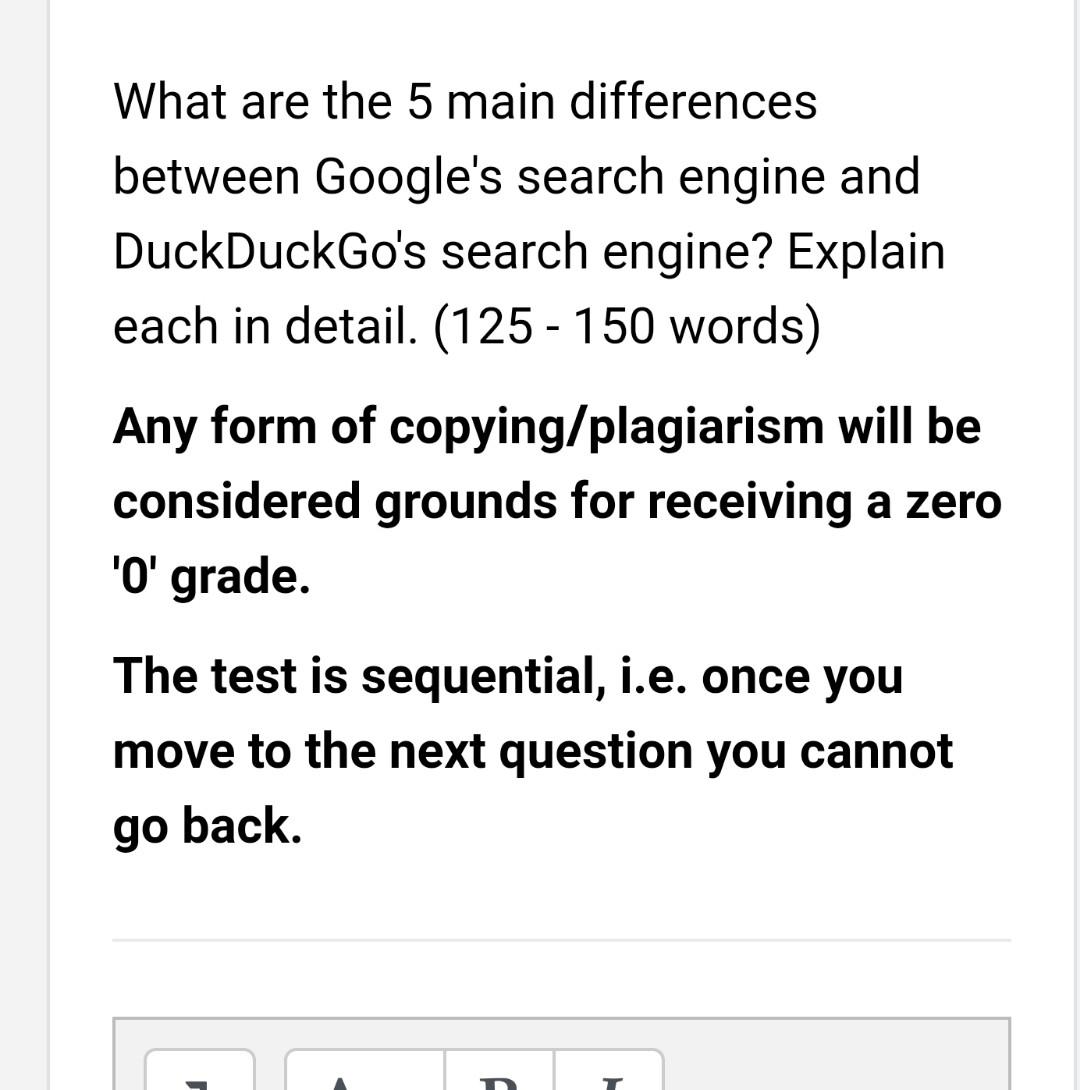 ans this What are the 5 main differences between