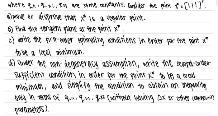 consider the optimization problem: 1 1 min 1 XT